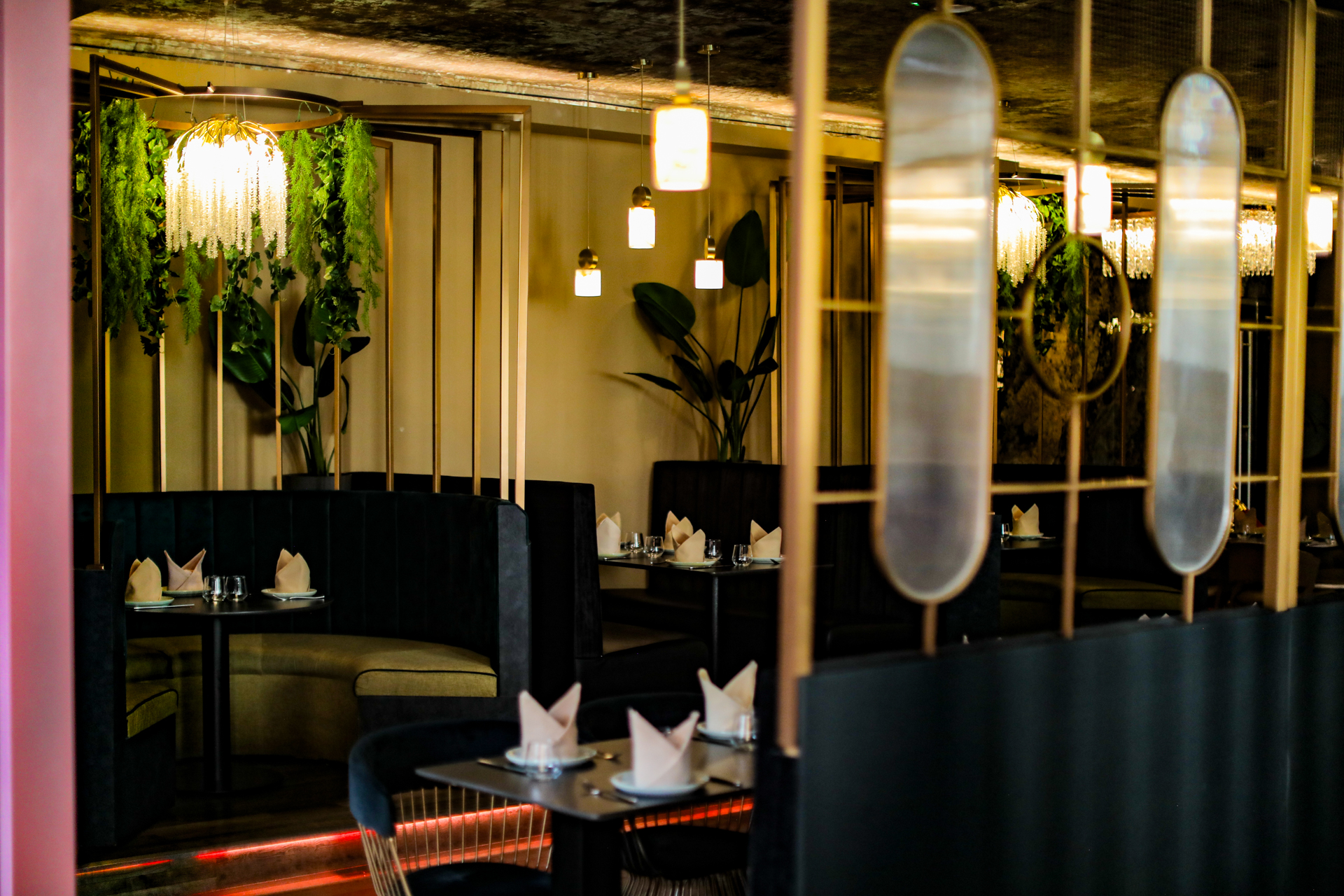 Interior detail at Aurora's Experience